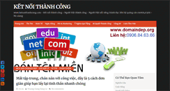 Desktop Screenshot of ketnoithanhcong.com